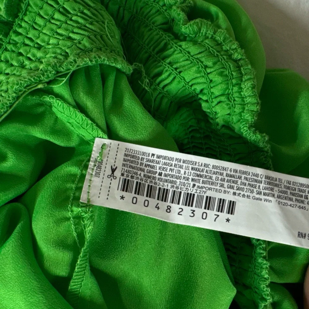 NWOT - FOREVER 21 Romper Bright Green | Large | Summer | Beach | Boho | Neon - Picture 9 of 10